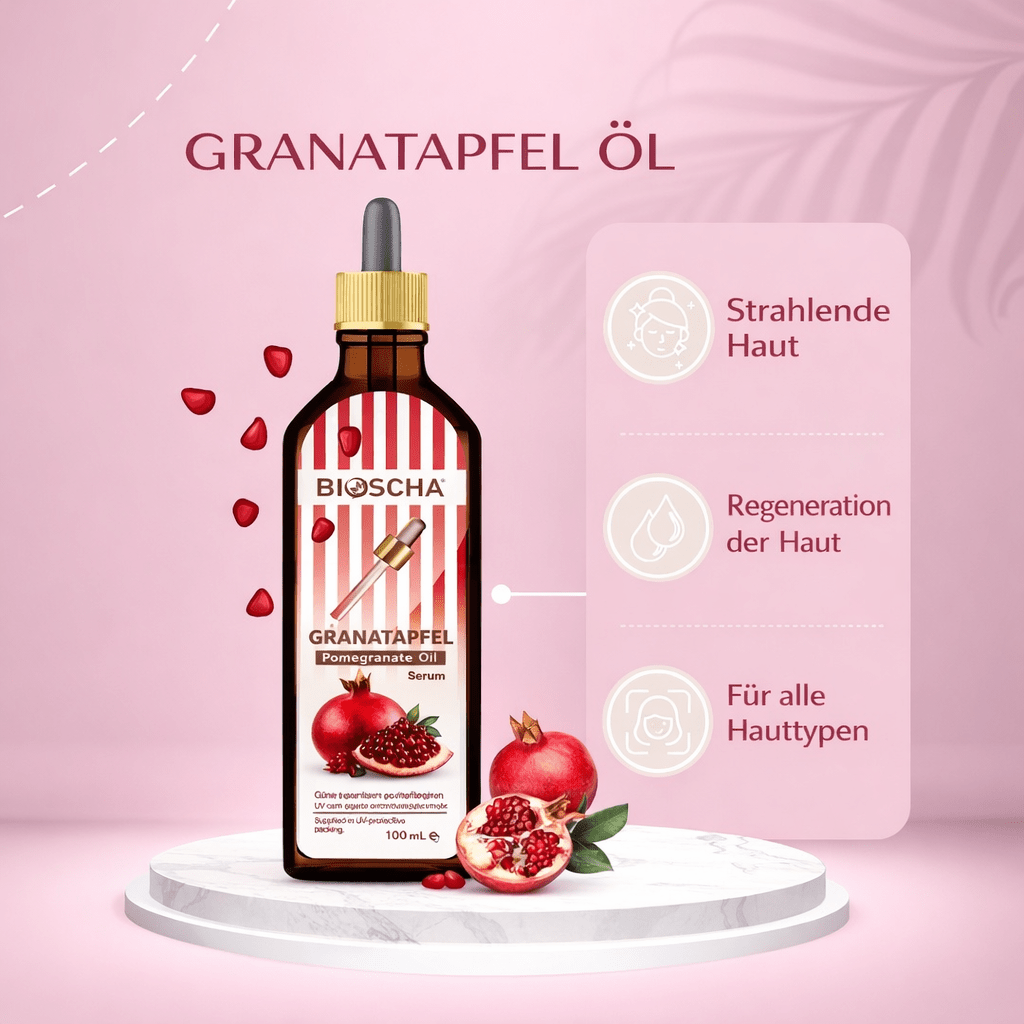 Granatapfelöl Serum Olej z Pestek Granatu 100ml - Bioscha - Polskashop24