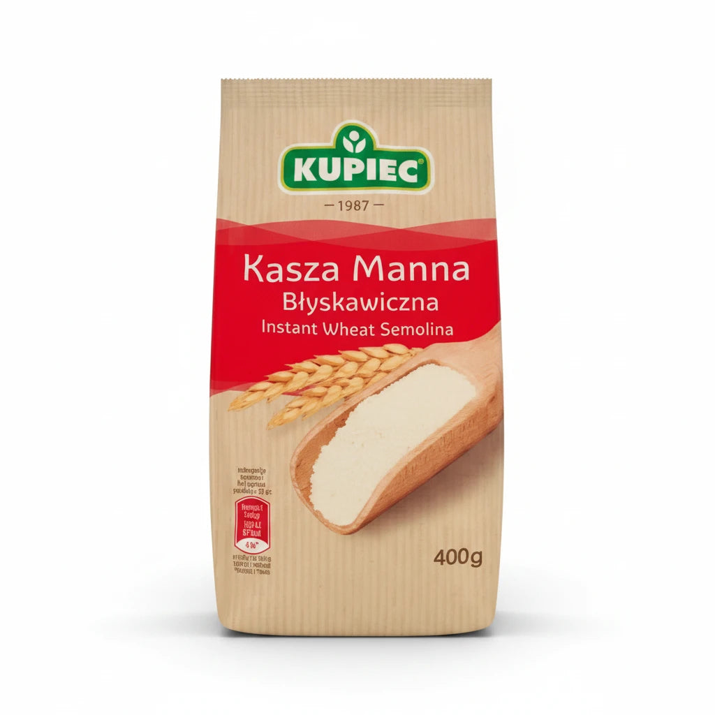 Grießbrei Instant Kasza Manna Blyskawiczna 400g - Kupiec - Polskashop24