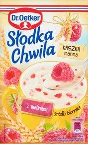 Grießbrei Słodka Chwila Grysik Himbeere 49g - Dr. Oetker - Polskashop24