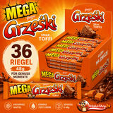 Grzeski Mega Polnische Waffelriegel mit Toffee 48g (36er - Pack) - Polskashop24