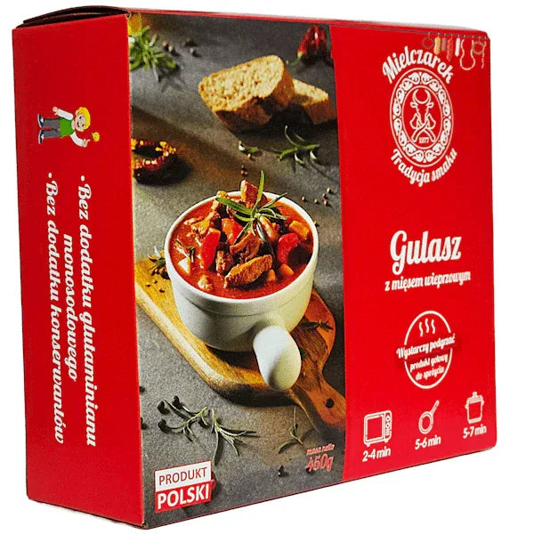 Gulasz z mięsem wieprzowym 450g - Mielczarek Gulasch kaufen - Polskashop24