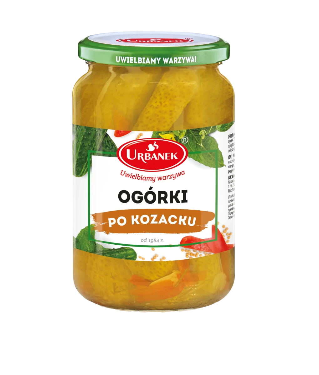 Gurken nach Kosakenart Ogórki 680g - Urbanek - Polskashop24
