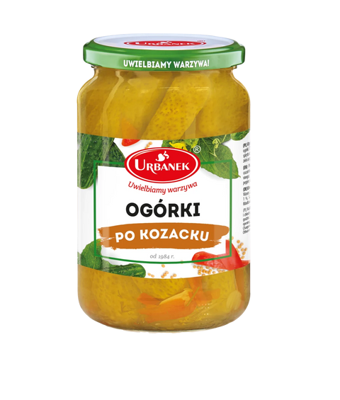 Gurken nach Kosakenart Ogórki 680g - Urbanek - Polskashop24