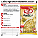 Gurkensuppe Zupki Ogórkowa 22x61g Box - Amino - Polskashop24