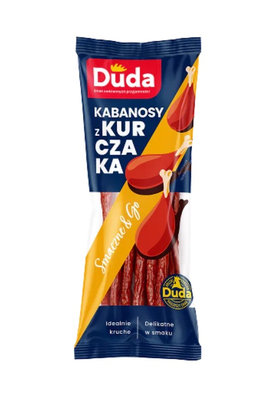 Hähnchen - Kabanosy Premium Kabanosy z kurczaka 95g - DUDA - Polskashop24