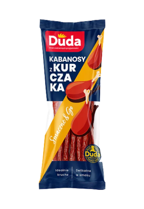 Hähnchen - Kabanosy Premium Kabanosy z kurczaka 95g - DUDA - Polskashop24