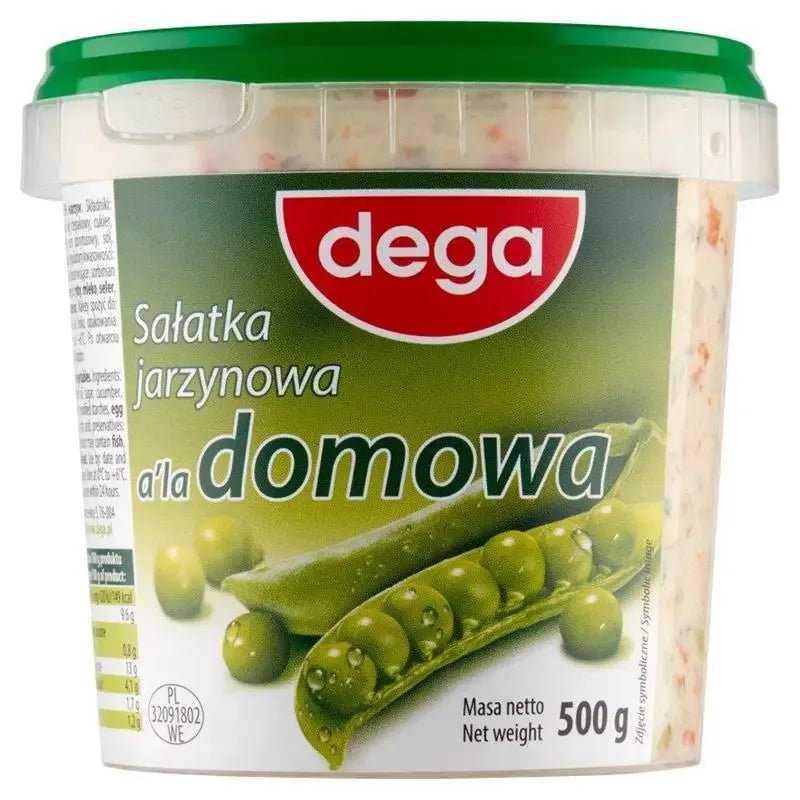 Hausgemachter Gemüsesalat - Salatka Jarzynowa Domowa 500g Dega - Polskashop24