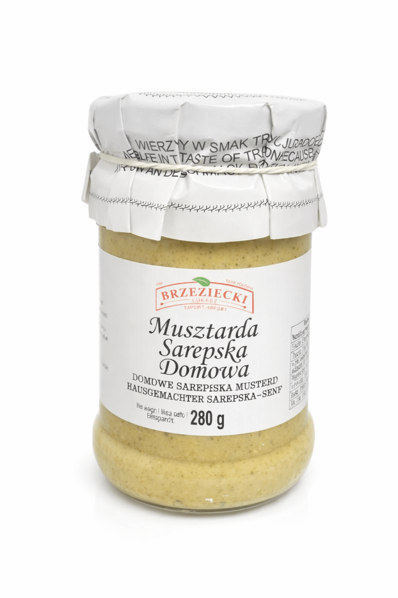 Hausgemachter Sarepska - Senf Musztarda Sarepska Domowa 280g - Brzeziecki - Polskashop24