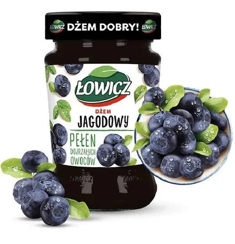 Heidelbeeren - Konfitüre Dżem Jagodowy 280g - Łowicz - Polskashop24