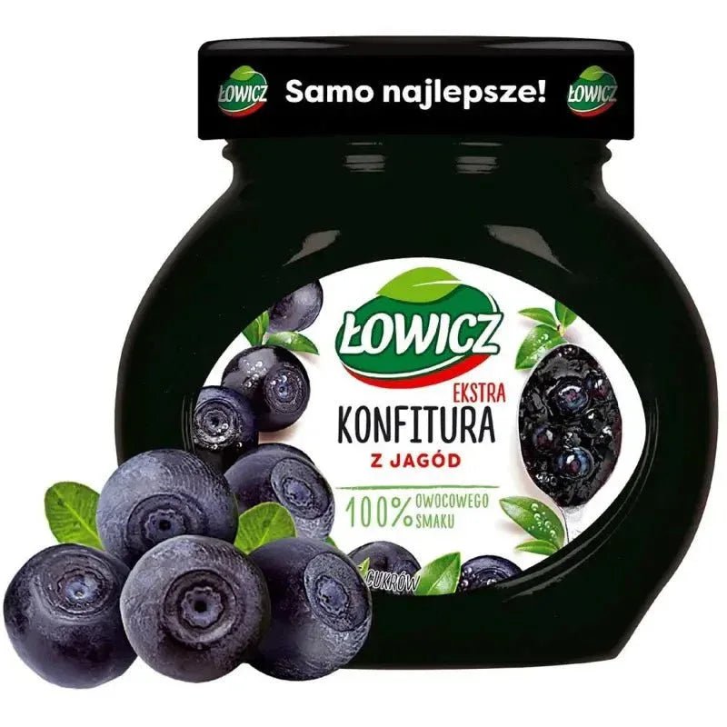 Heidelbeeren - Konfitüre Konfitura z Jagód 240g - Łowicz - Polskashop24