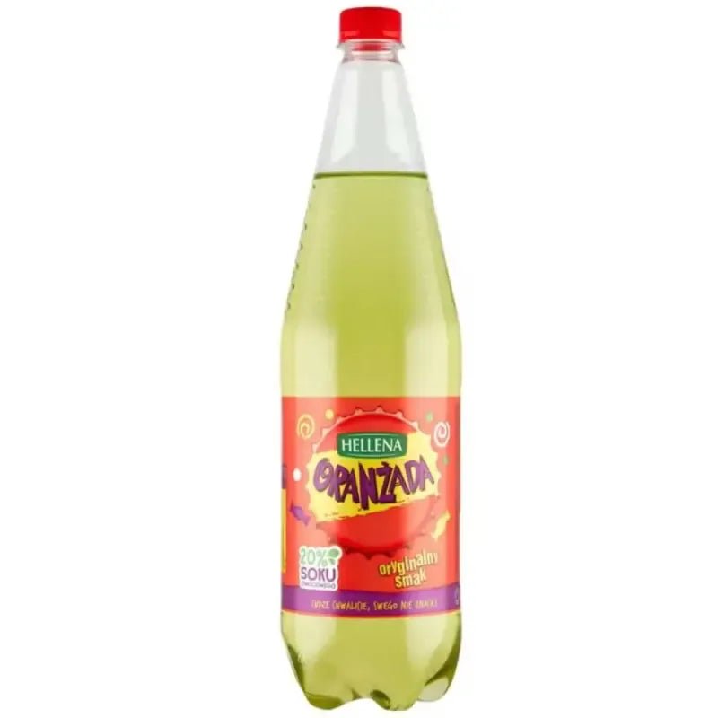 Hellena Oranzada Grün (zzgl. 0,25€ Pfand) - Polnische Limonade 1,25l - Polskashop24