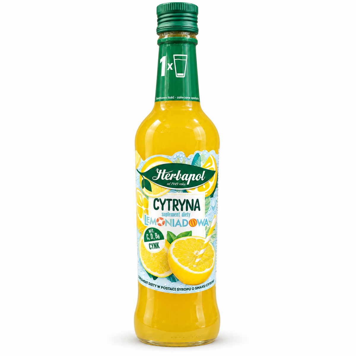 Herbapol Cytryna Lemoniadowa Sirup Zitrone 420 ml