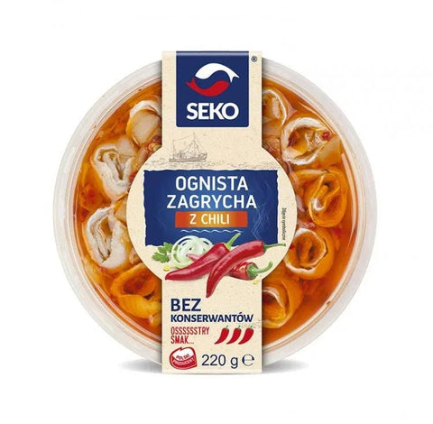 Heringsfilets Ognista Zagrycha z Chili 220g - Seko - Polskashop24