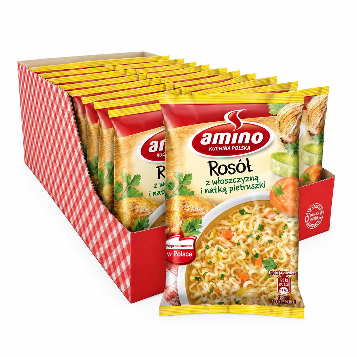 Amino Rosół Hühnersuppe 22er Karton