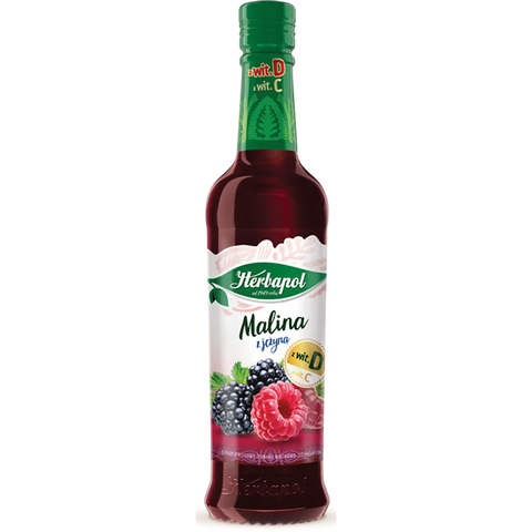 Himbeer - Brombeer - Sirup - Syrop Malina z Jeżyną 420ml - Herbapol - Polskashop24