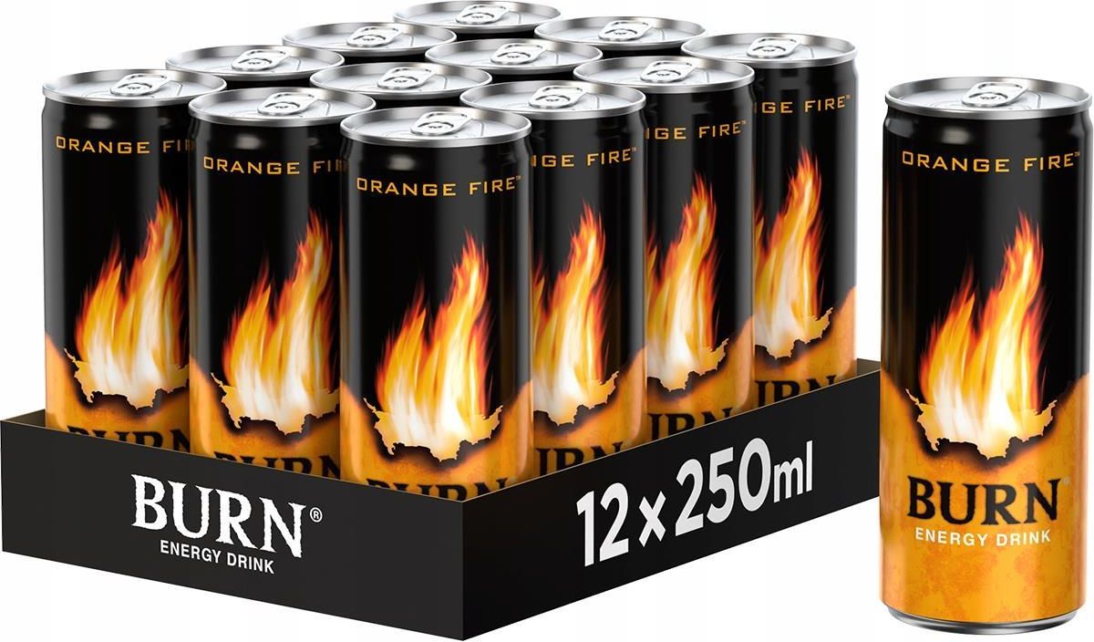 Burn Energy Drink Orange 0,25 L - Polskashop24