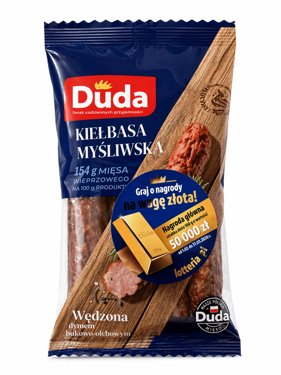 Jägerwurst Kiełbasa Myśliwska 150g - Duda - Polskashop24