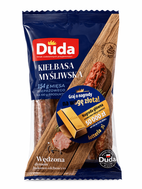 Jägerwurst Kiełbasa Myśliwska 150g - Duda - Polskashop24