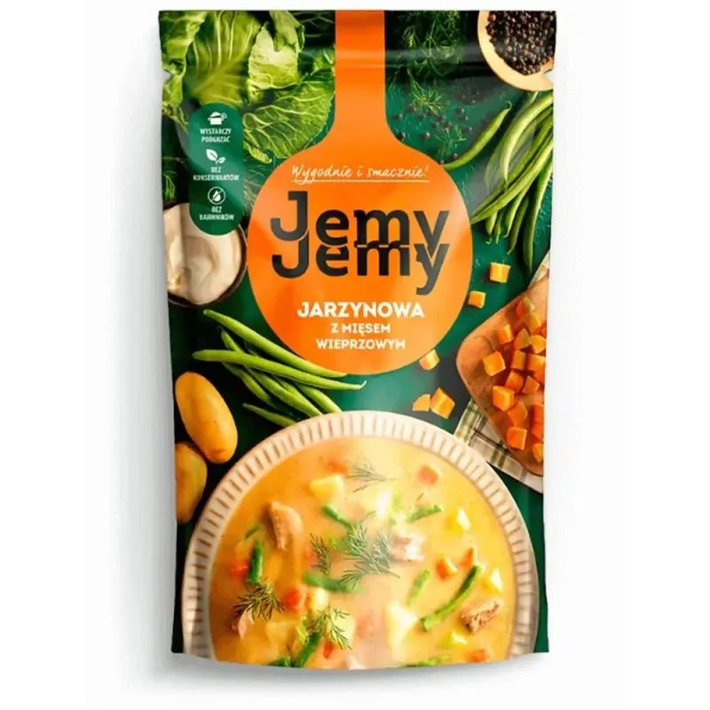 Jarzynowa z Mięsem - Gemüsesuppe mit Schweinefleisch 450g Profi - Polskashop24