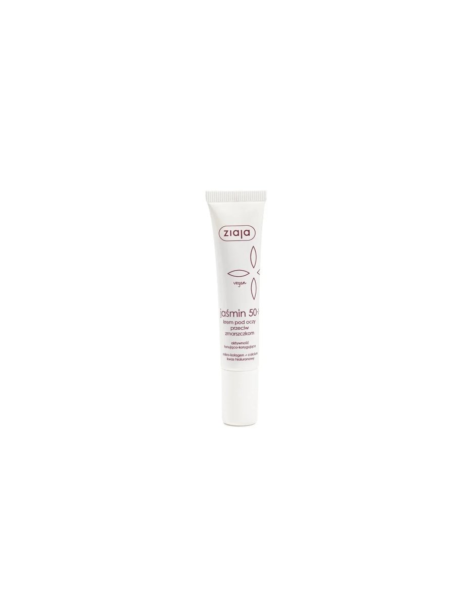 Jasmin Antifalten - Augencreme 50+ - Krem pod oczy przeciwzmarszczkowy jaśminowy 50+ 15ml Ziaja - Polskashop24