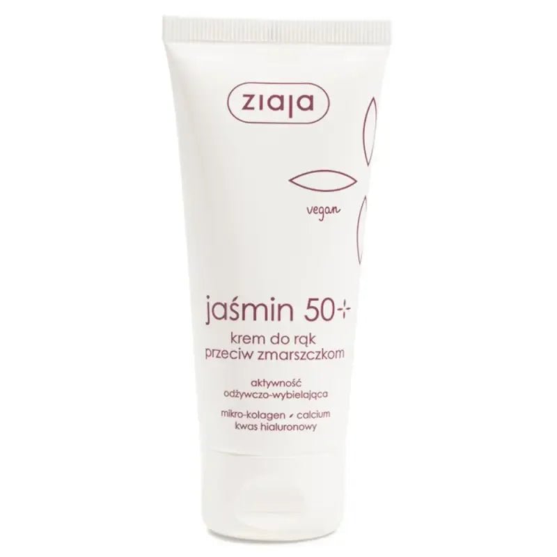 Jasmin - Handcreme 50+ - Krem do rąk jaśminowy 50+ 50ml - Ziaja - Polskashop24