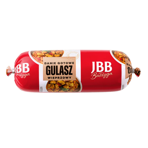 JBB Gulasz Wieprzowy 800g - Polnischer Schweinegulasch - Polskashop24.de - Online Supermarkt mit Lebensmittel aus Polen