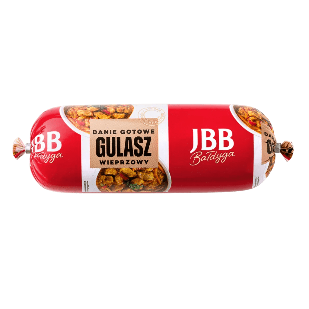 JBB Gulasz Wieprzowy 800g - Polnischer Schweinegulasch - Polskashop24