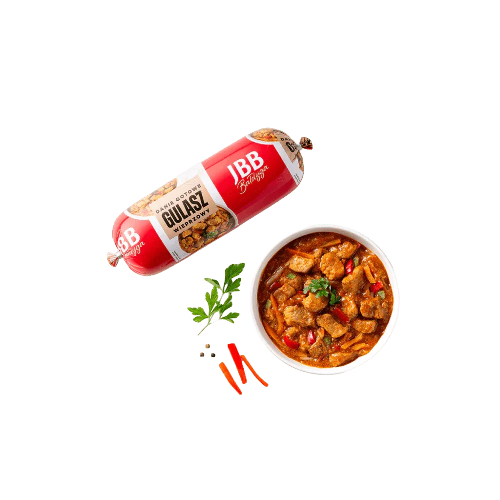 JBB Gulasz Wieprzowy 800g - Polnischer Schweinegulasch - Polskashop24