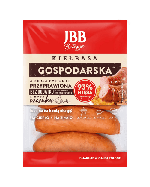 JBB Kiełbasa Gospodarska Krótka - Polnische Hauswurst ca. 600g - Polskashop24