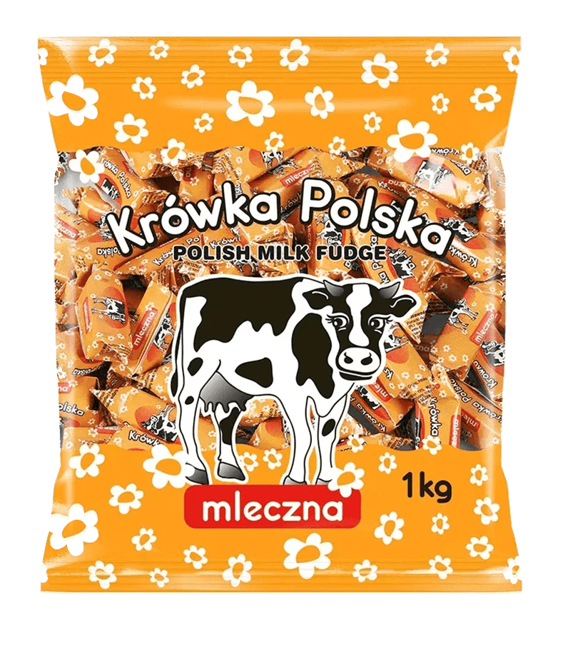 Jedność Krówka Polska Mleczna 1 kg – klassischer Polnischer Milchkaramell - Polskashop24