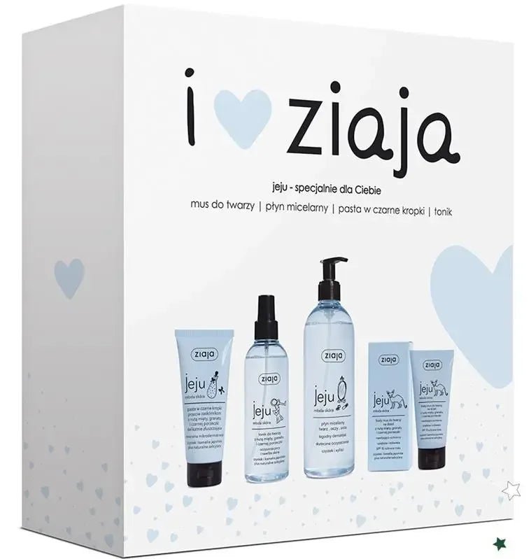 Jeju Blue Geschenkset - 4 - teiliges Pflegeset - Ziaja - Polskashop24