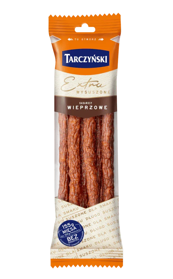 Kabanos mit Schweinefleisch 130g - Tarczyński - Polskashop24.de - Online Supermarkt mit Lebensmittel aus Polen