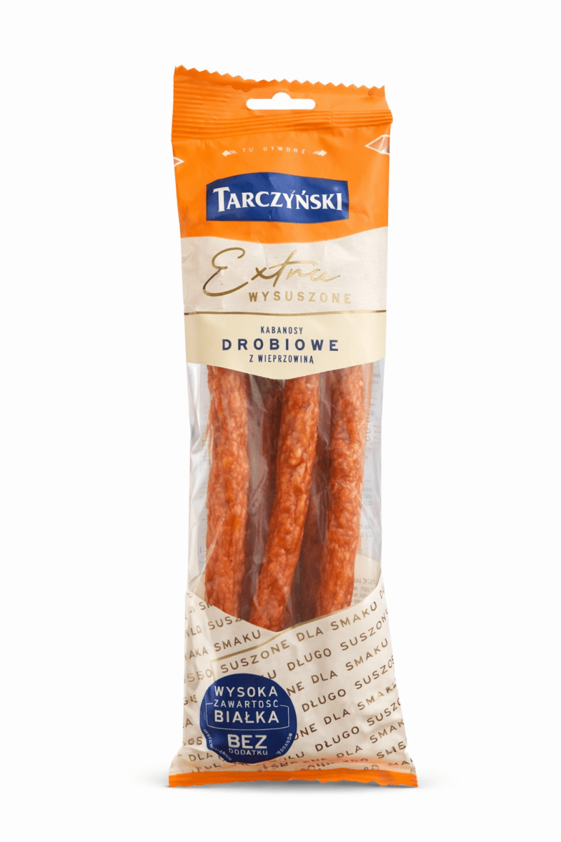 Kabanosy Drobiowe z Wieprzowina 130g - Tarczynski - Polskashop24