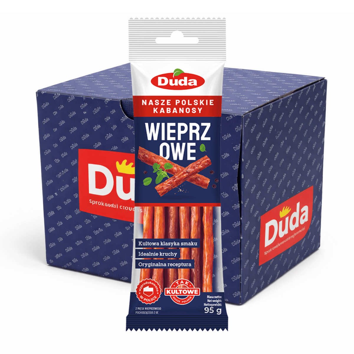 Kabanosy Schwein 12er Karton 1140g cabanossi