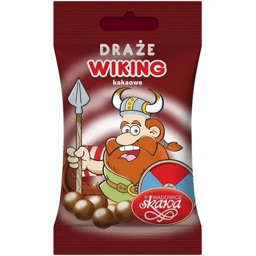 Kakao - Dragees Draże Kakaowe Wikingowie 70g x 20 Stück Karton - Skawa - Polskashop24