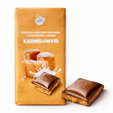 Karamell Schokolade Czekolada Karmelowa 100g - Terravita - Polskashop24