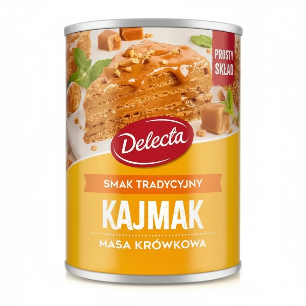 Karamellmasse - Kajmak Masa Krówkowa 400g - Delecta - Polskashop24