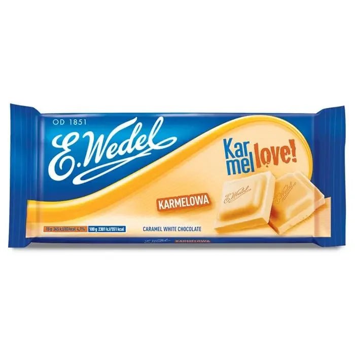 Karmellove Karamell - Schokolade 80 g - E. WEDEL - Polskashop24