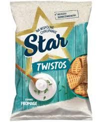 Kartoffel - Snacks Käsegeschmack - Twistos Fromage Przekąski ziemniaczane 70g - Star - Polskashop24