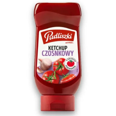 Ketchup Czosnkowy - Knoblauchketchup 475 g - PUDLISZKI - Polskashop24