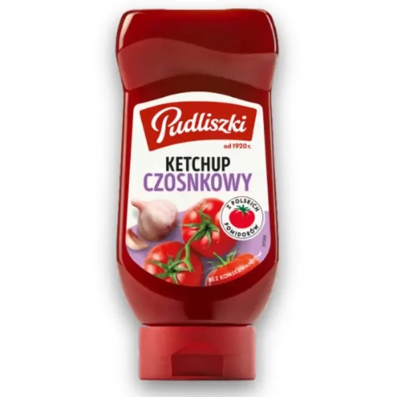 Ketchup Czosnkowy - Knoblauchketchup 475 g - PUDLISZKI - Polskashop24
