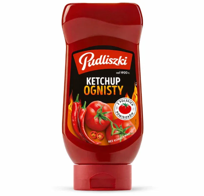 Ketchup Extra Scharf Pikantny 480g - Pudliszki - Polskashop24