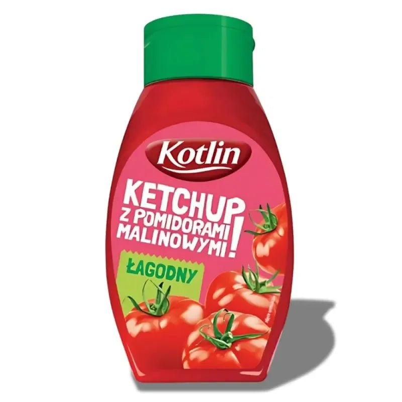 Ketchup Himbeertomaten - Ketchup z Pomidorami Malinowymi 450g - Kotlin - Polskashop24