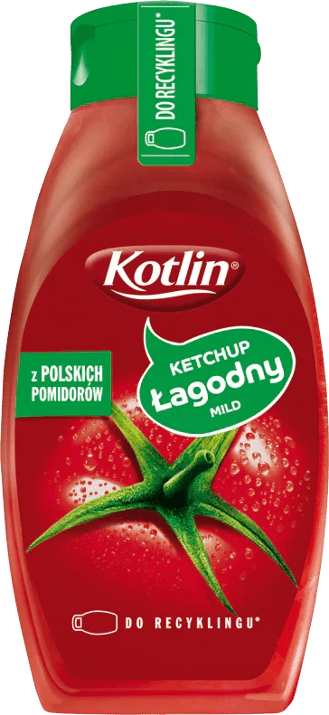 Ketchup Mild - Lagodny 650g - Kotlin - Polskashop24