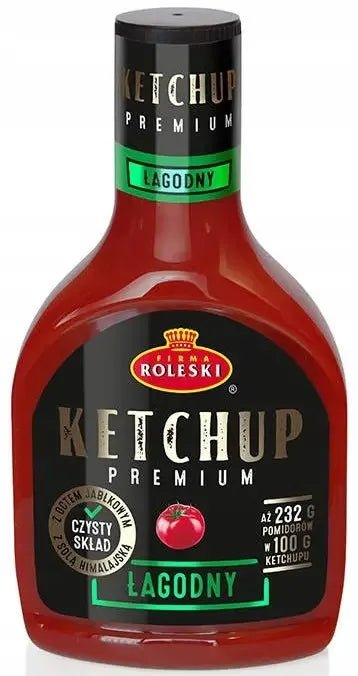 Ketchup Premium Lagodny - Ketchup Mild 465g - Roleski - Polskashop24