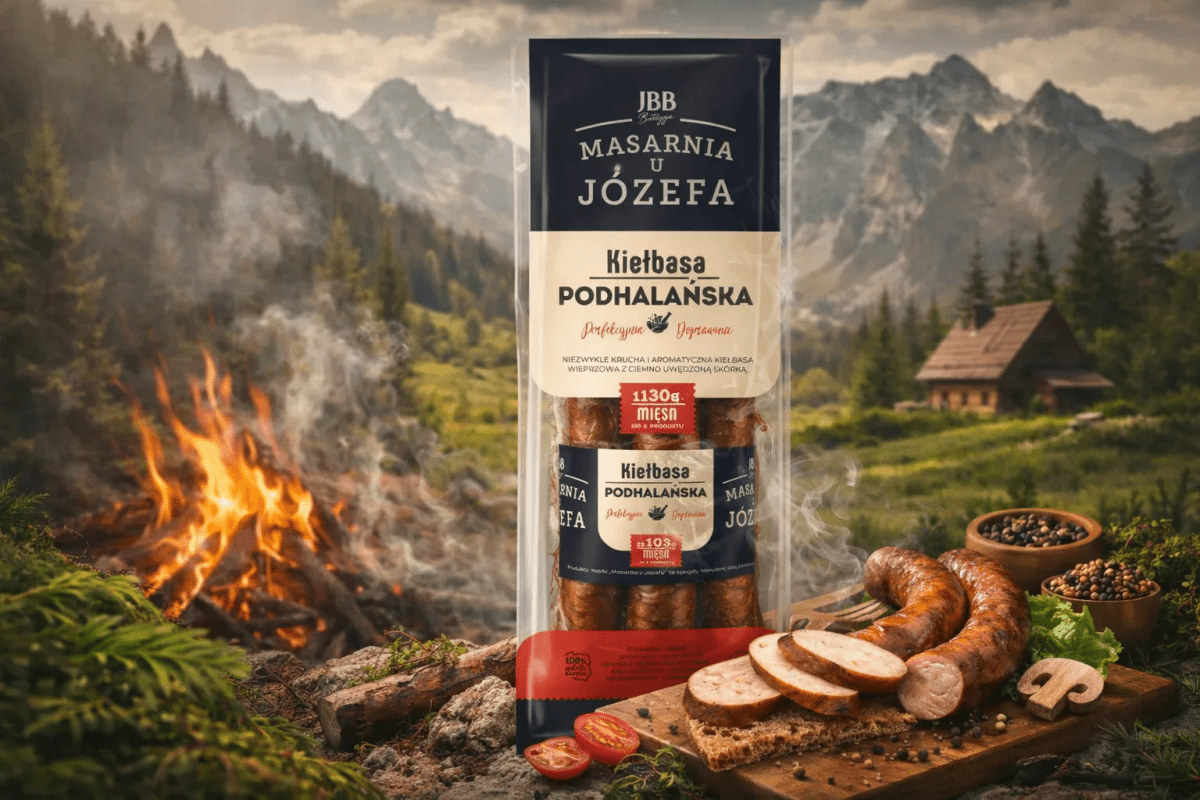 Kiełbasa Podhalańska - Podhalener Wurst 900g - JBB - Polskashop24