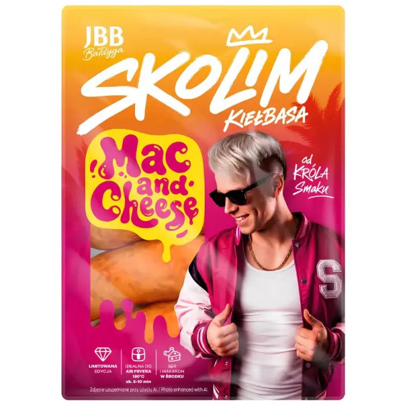 Kielbasa Skolim Mac & Cheese 350g - JBB - Polskashop24