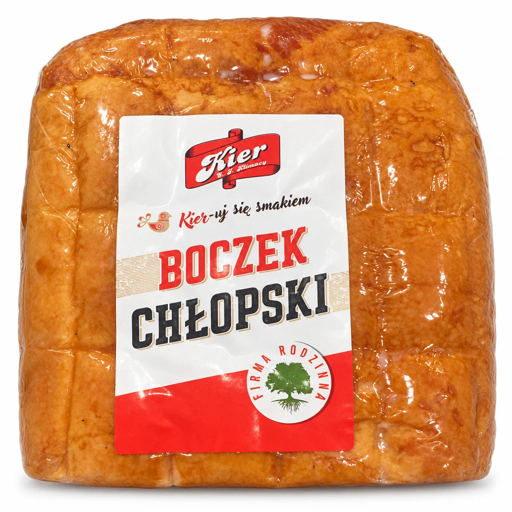 Kier Boczek Chłopski – Bauchspeck nach Bauernart – Packung auf weißem Hintergrund