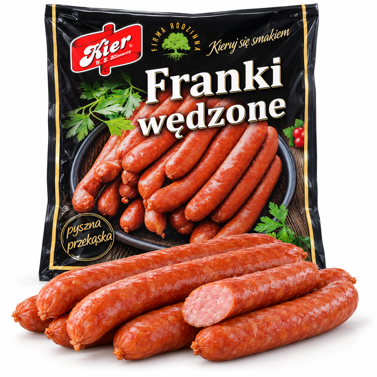 Kier geräucherte Frankfurter Würstchen – Frankfurterki / Franki wędzone