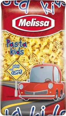 Kindernudeln in Autoform - Makaron Auta 500g - Melissa - Polskashop24